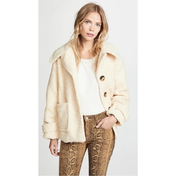 Free People Jackets & Blazers - Free people Teddy Sherpa coat Size S